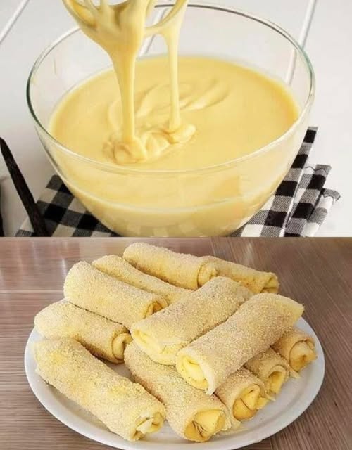 Melfrie julepannekaker med cottage cheese og kanelsukker