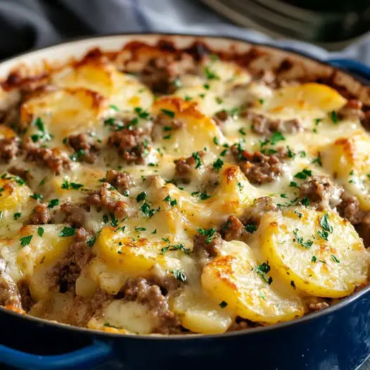 Kremete kjøttdeig og potetgryte  – En enkel og smakfull hverdagsfavoritt