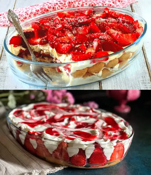 Rett og slett himmelsk: Jordbærtiramisu på bare 10 minutter