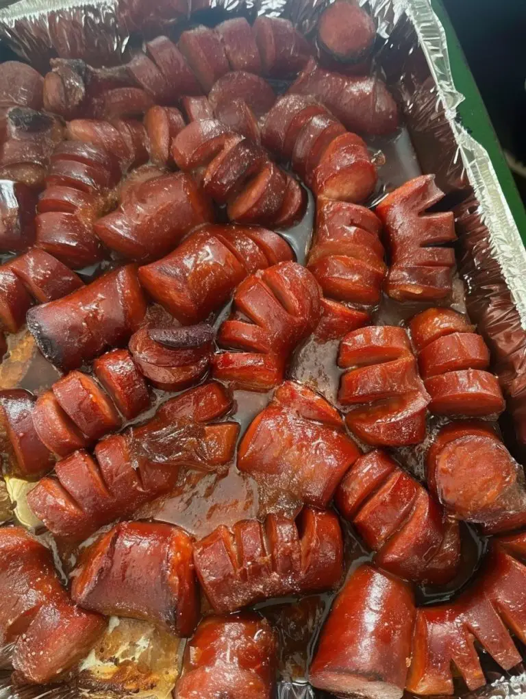 Kandiserte Kielbasa-biter