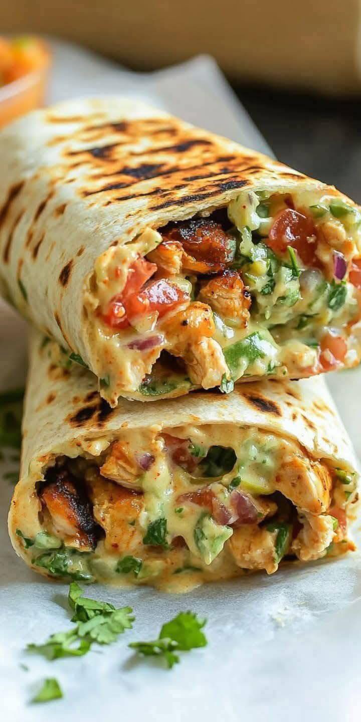 Grillet Chipotle Ranch kyllingburrito