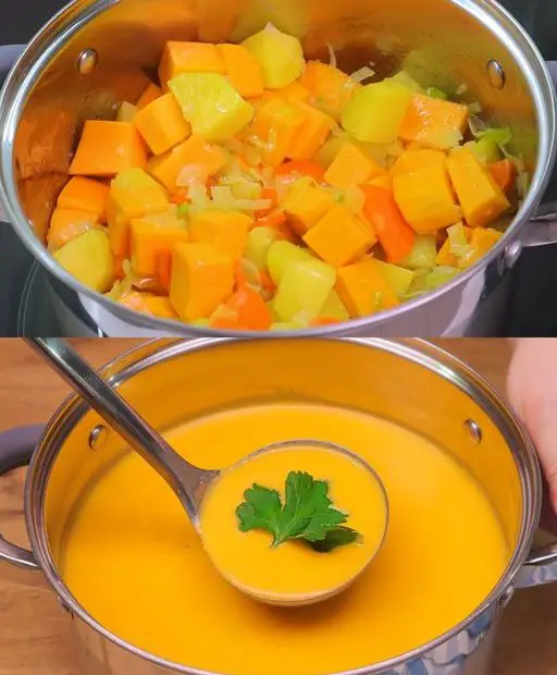 Denne gresskarsuppen er så deilig at jeg kunne spist den hver dag! Varmende, kremete og klar på bare 30 minutter – den perfekte grønnsakssuppen for kalde dager!